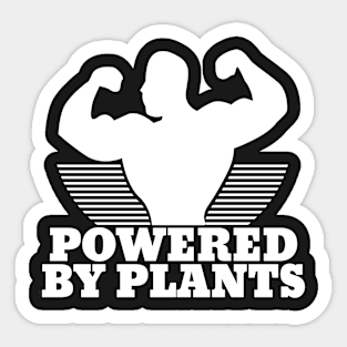 Vegan Powered By Plants Sticker